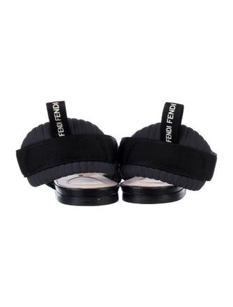 Fendi Zucca FF Logo PVC Slingback Flats