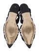 Fendi Zucca FF Logo PVC Slingback Flats