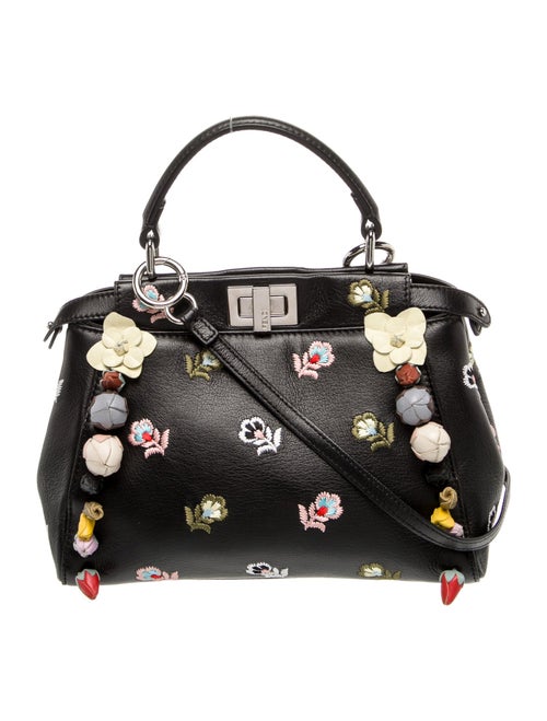 Fendi Leather Top Handle Bag