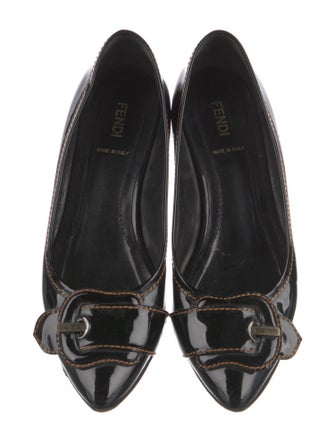 Fendi Patent Leather Flats