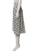 Fendi Silk Midi Length Skirt