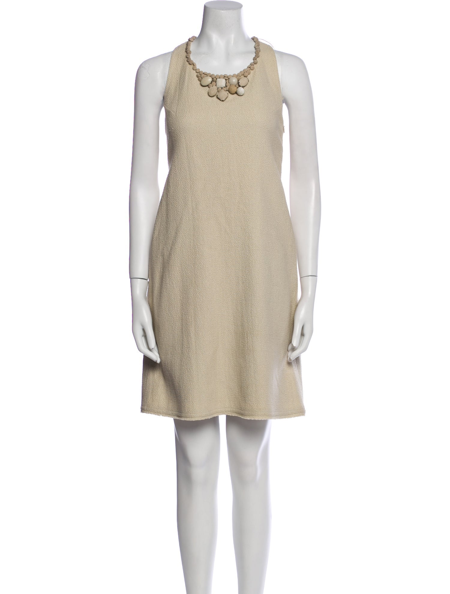 Fendi Scoop Neck Mini Dress