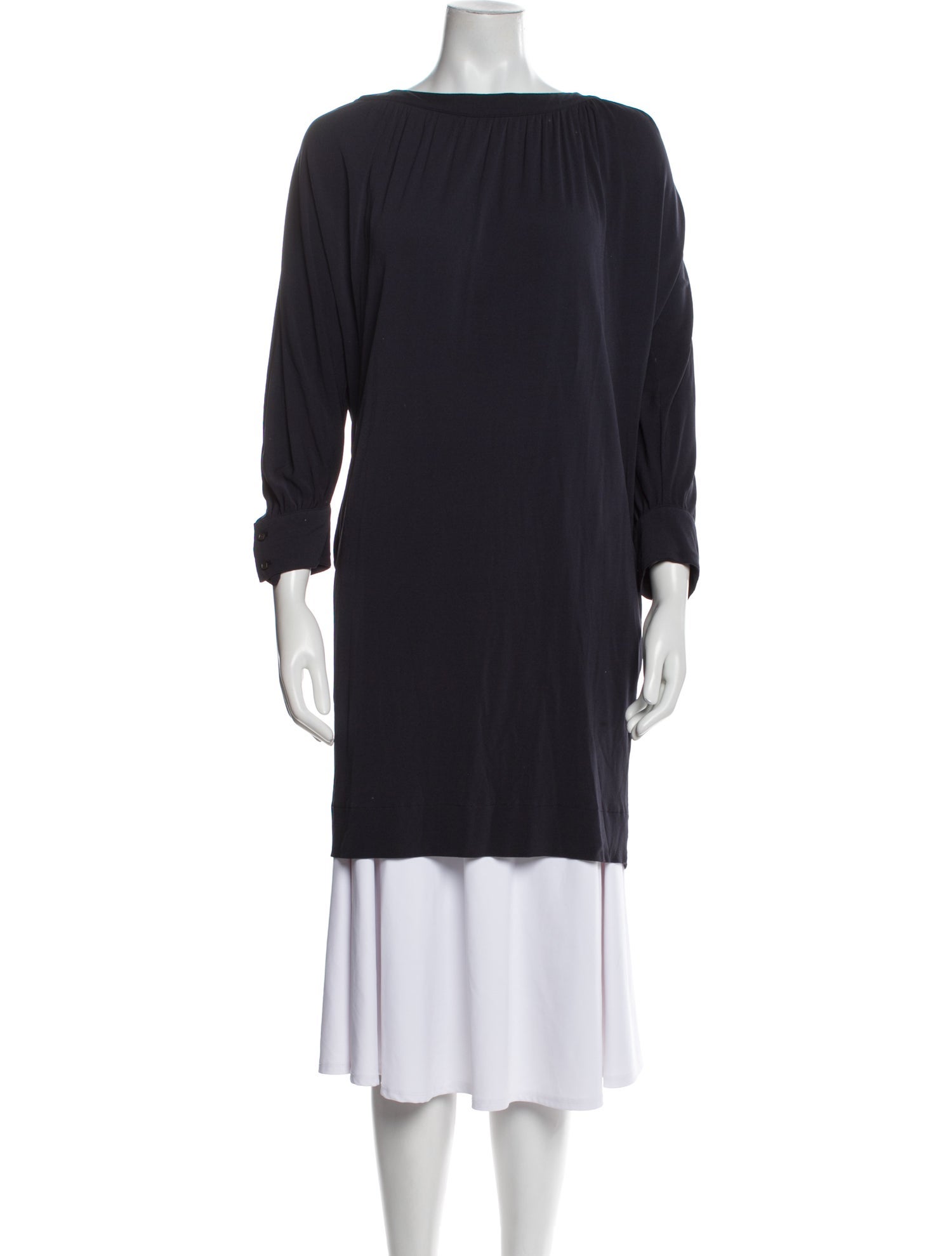 Fendi Bateau Neckline Long Sleeve Tunic