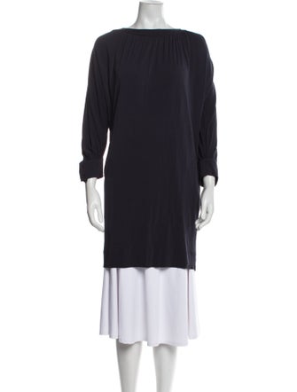 Fendi Bateau Neckline Long Sleeve Tunic