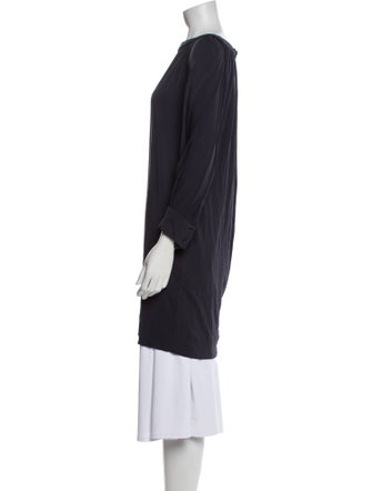 Fendi Bateau Neckline Long Sleeve Tunic