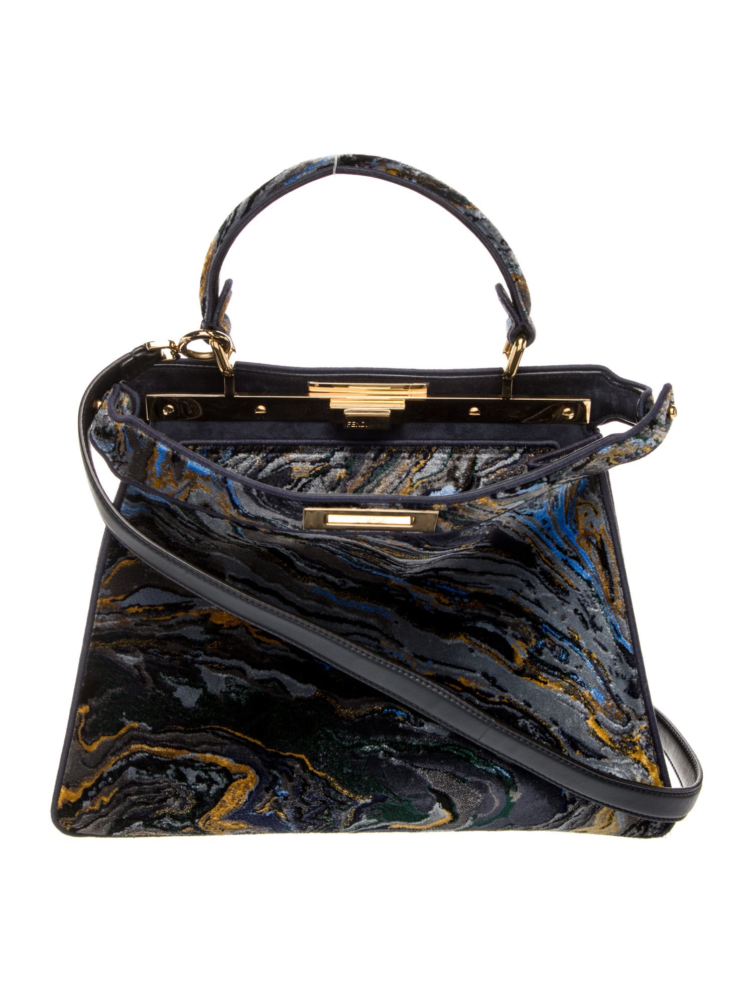 Fendi Velvet Peekaboo Medium