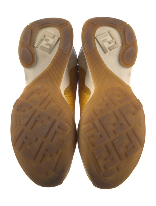 Fendi Zucca FF Logo Colorblock Pattern Sock Sneakers