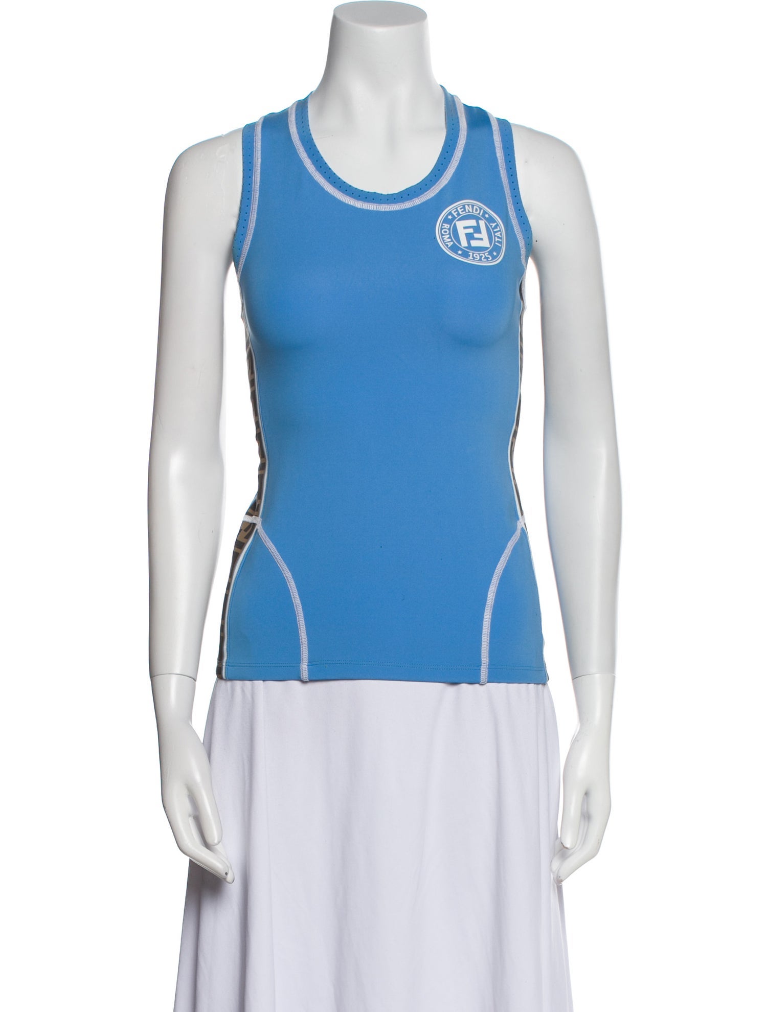 Fendi Nylon Graphic Print Top