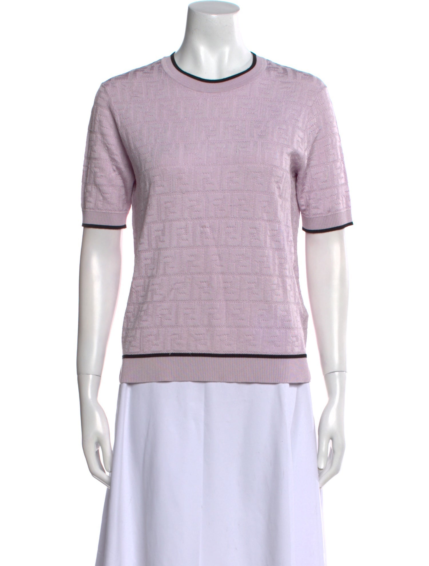 Fendi Crew Neck Short Sleeve T-Shirt