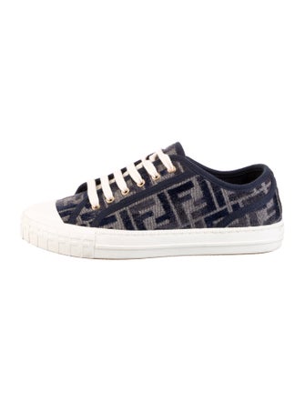 Fendi Zucca FF Logo Canvas Sneakers