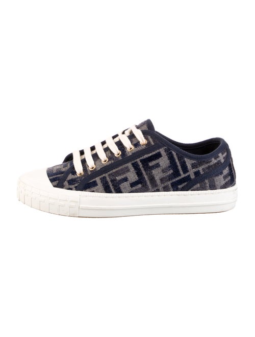Fendi Zucca FF Logo Canvas Sneakers