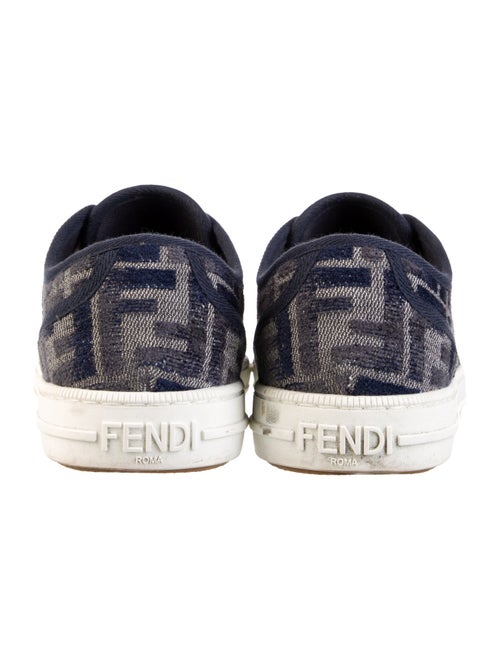 Fendi Zucca FF Logo Canvas Sneakers