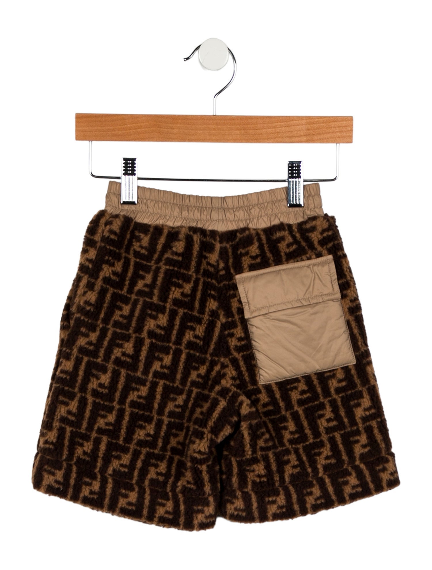 Fendi Toddlers' Fleece Zucca Print Shorts w/Tags