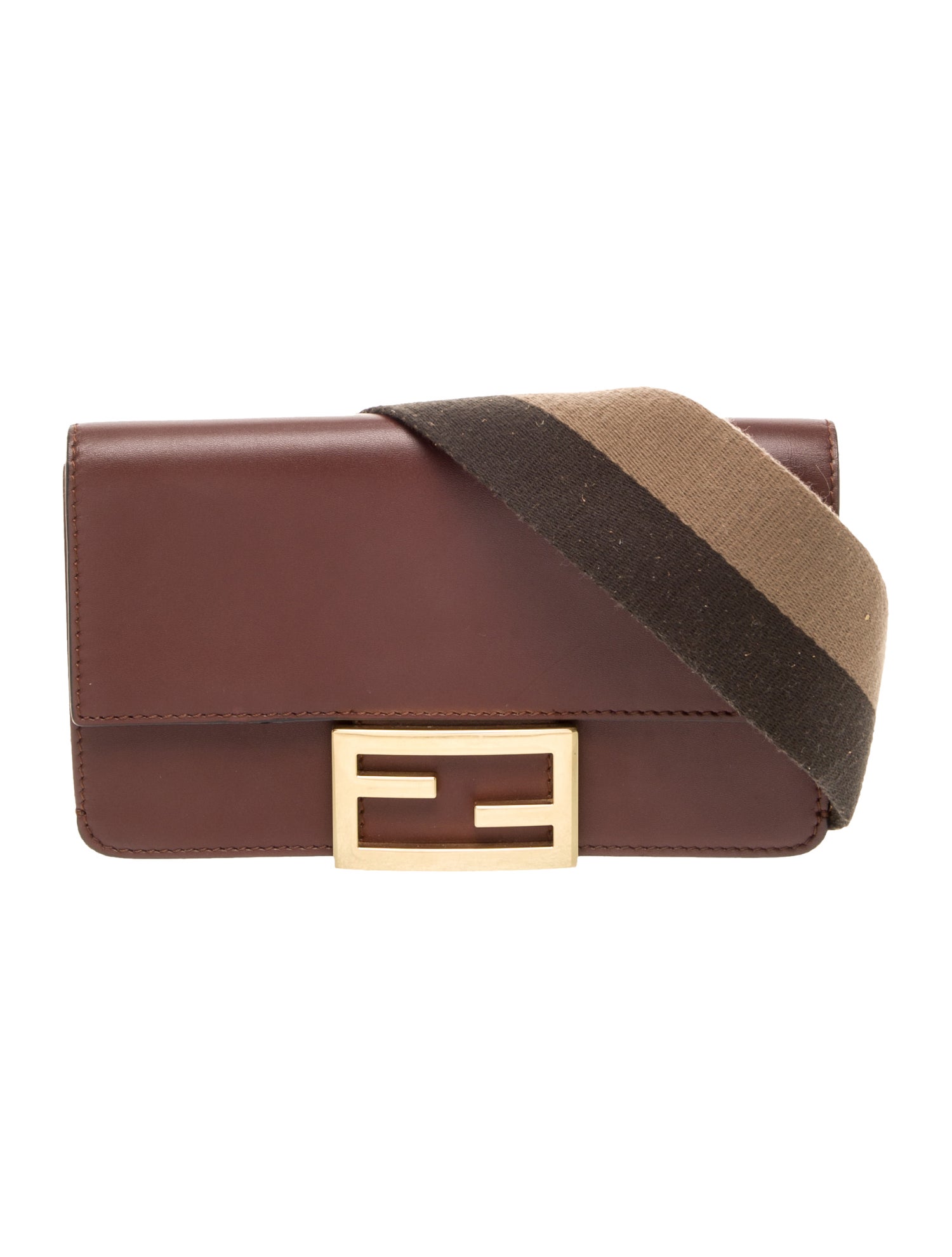 Fendi Leather Baguette Mini