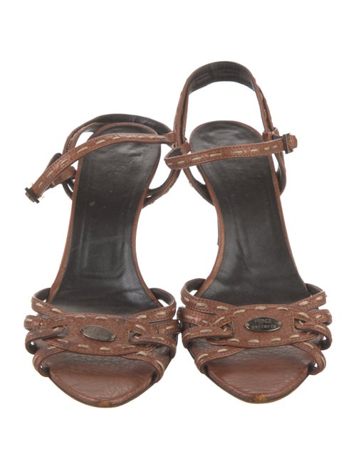 Fendi Leather Sandals