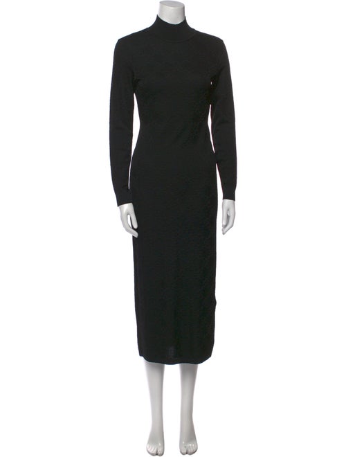 Fendi Turtleneck Long Dress