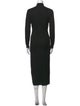 Fendi Turtleneck Long Dress