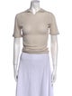 Fendi Short Sleeve Crop Top