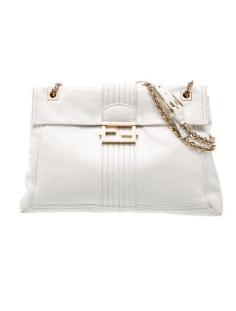 Fendi Leather Baguette Large