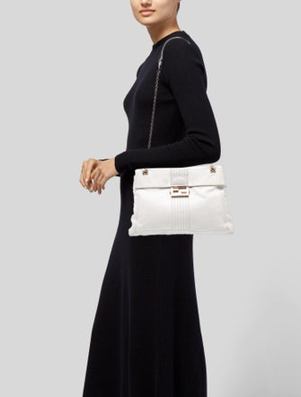 Fendi Leather Baguette Large