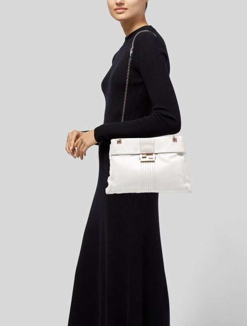 Fendi Leather Baguette Large