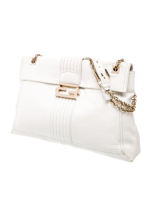 Fendi Leather Baguette Large