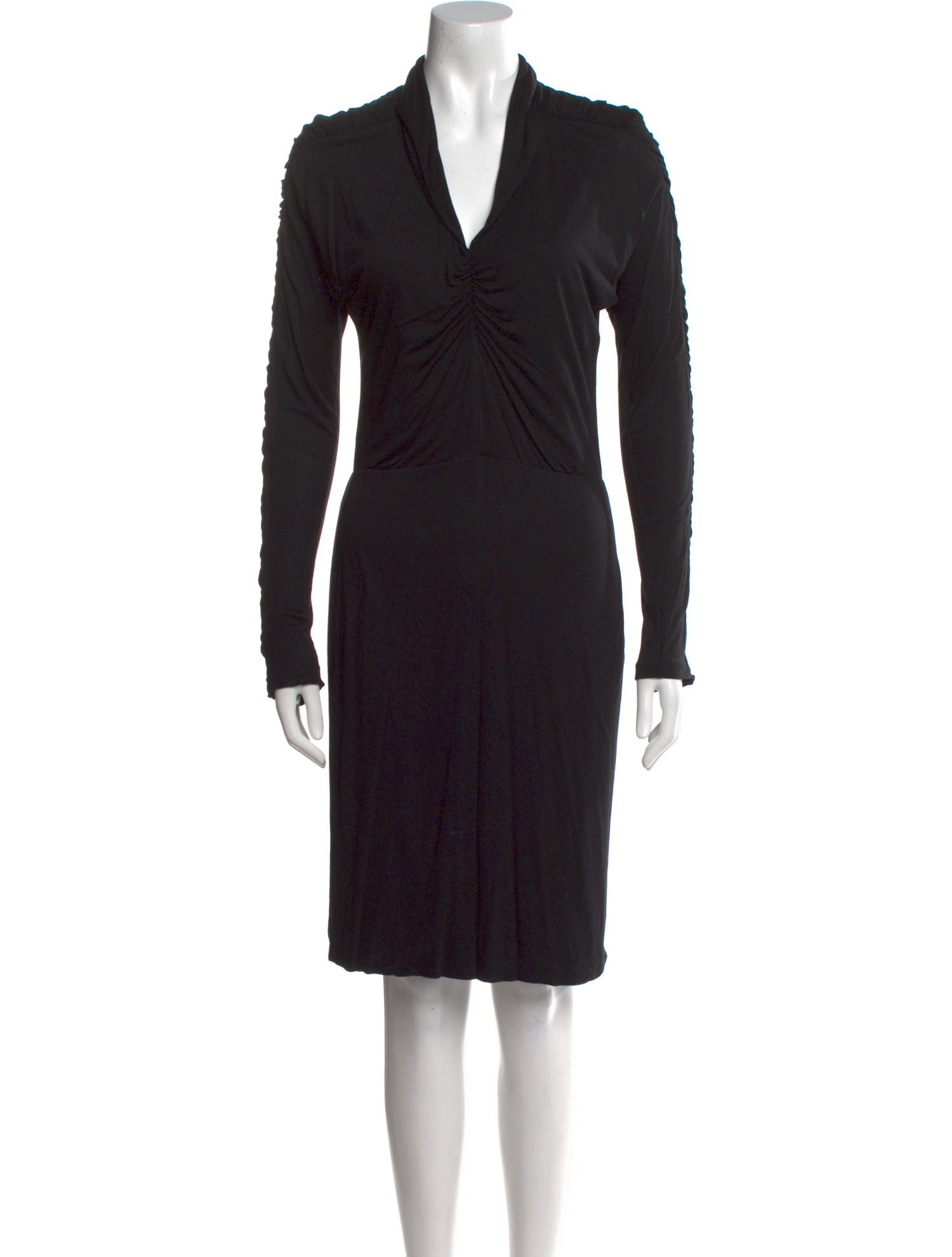 Fendi V-Neck Knee-Length Dress