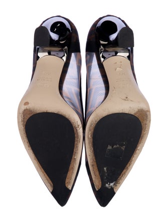 Fendi Zucca FF Logo Mesh Pumps