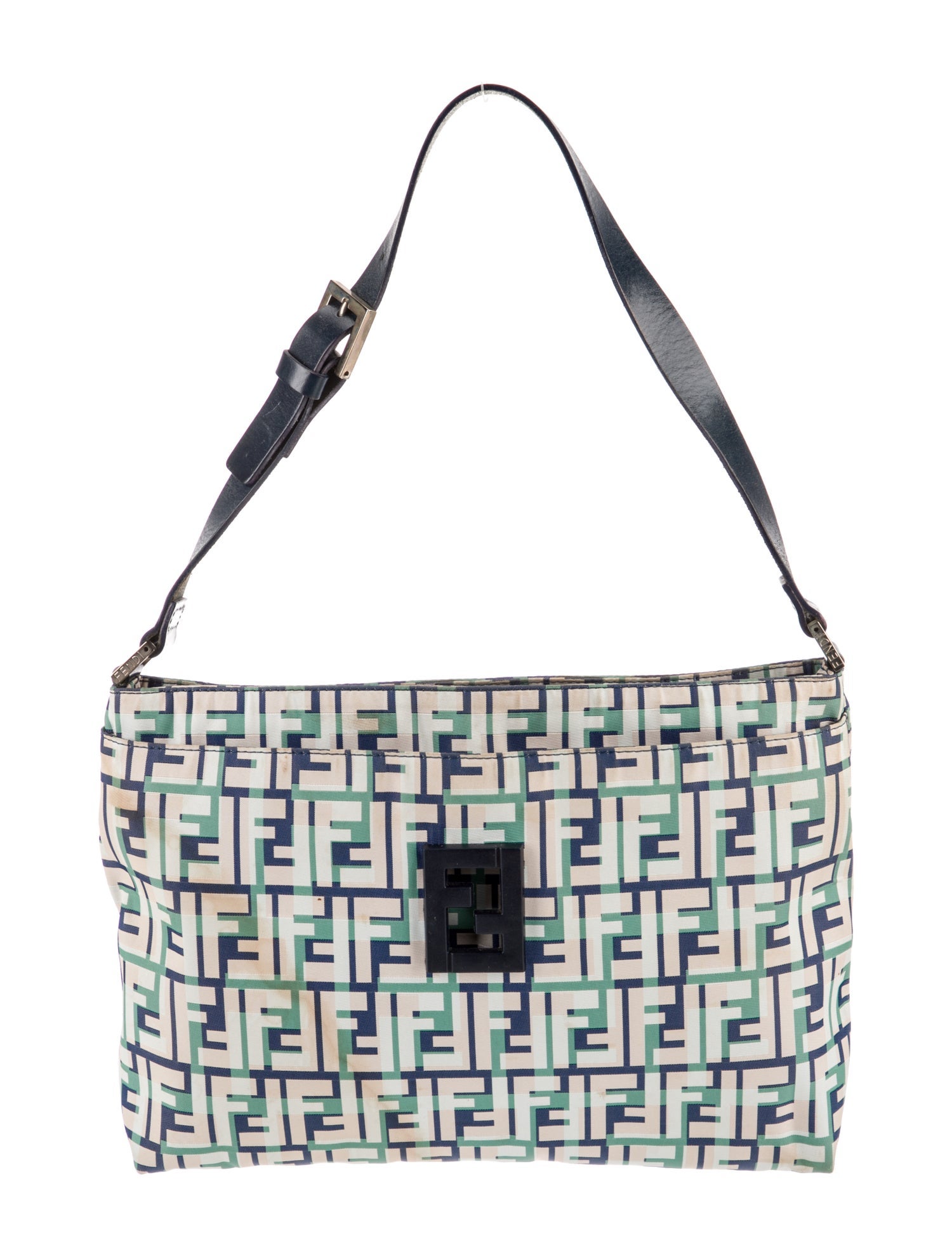 Fendi Zucca FF Shoulder Bag Vintage