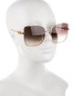Fendi Square Gradient Sunglasses