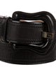 Fendi Zucca FF Logo Leather Belt
