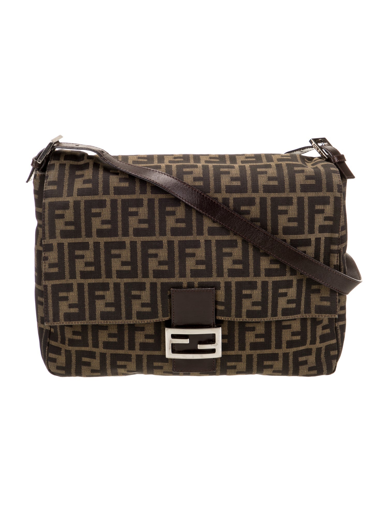 Fendi Zucca FF Shoulder Bag