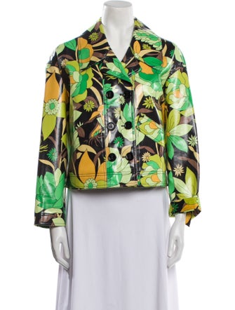 Fendi Floral Print Blazer