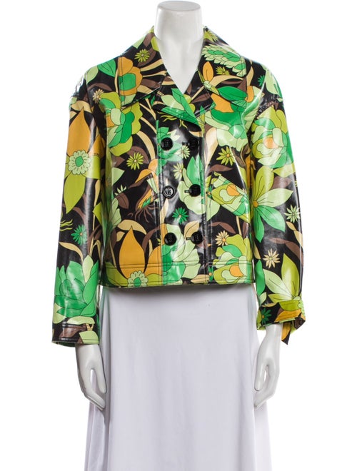 Fendi Floral Print Blazer