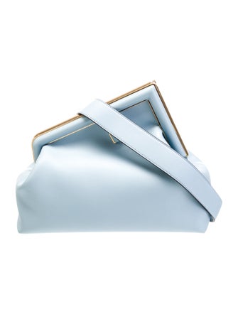 Fendi Leather First Clutch Medium