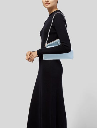 Fendi Leather First Clutch Medium