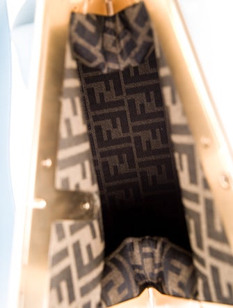 Fendi Leather First Clutch Medium