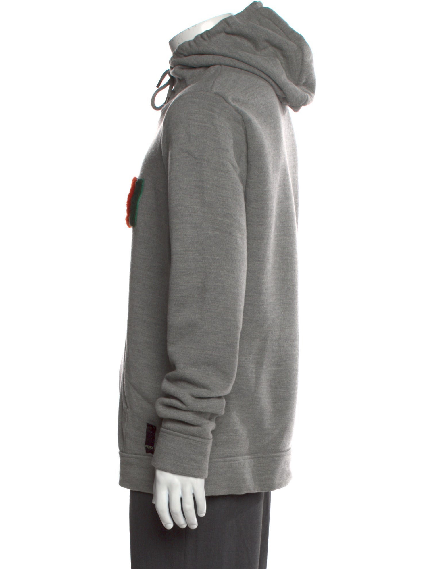 Fendi Wool Graphic Print Hoodie