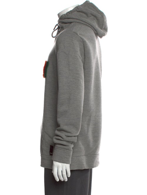 Fendi Wool Graphic Print Hoodie