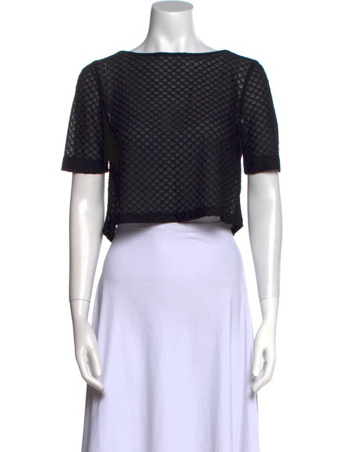 Fendi Nylon Printed Crop Top