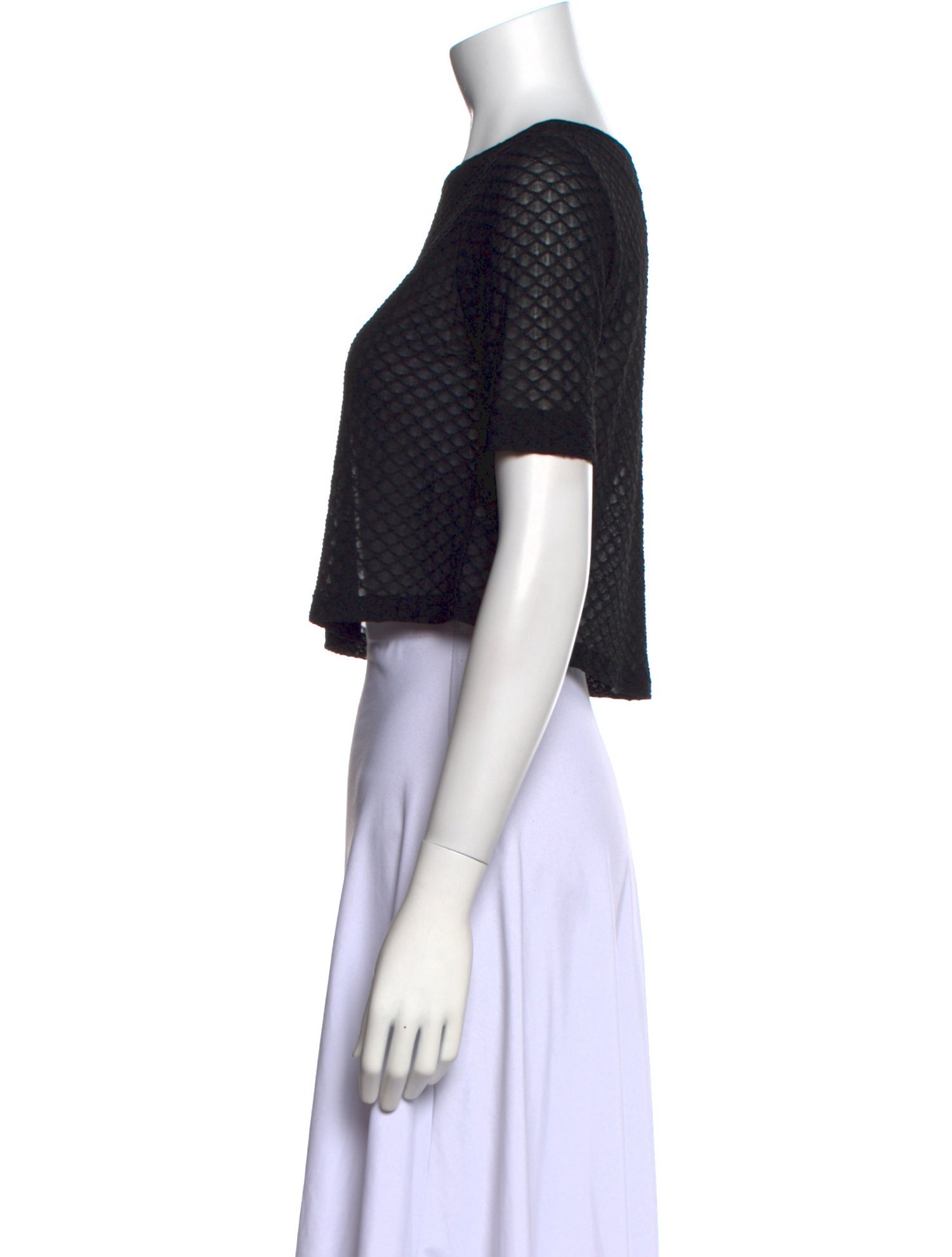 Fendi Nylon Printed Crop Top