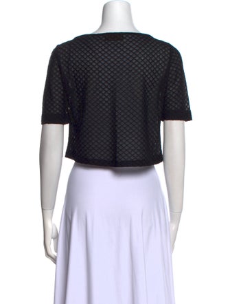 Fendi Nylon Printed Crop Top