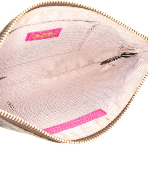 Fendi Canvas Clutch