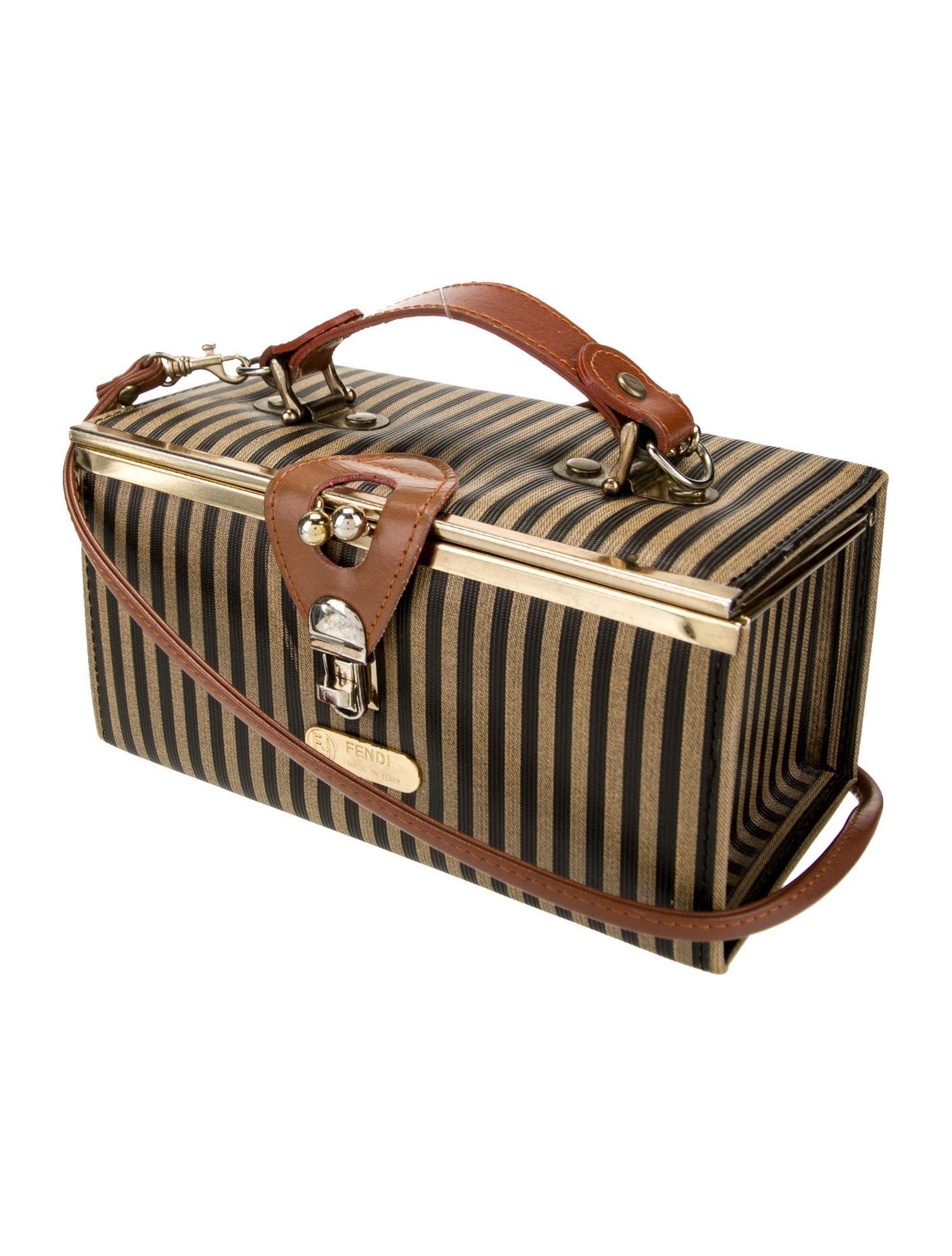 Fendi Zucca FF Shoulder Bag