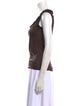 Fendi Scoop Neck Sleeveless Top