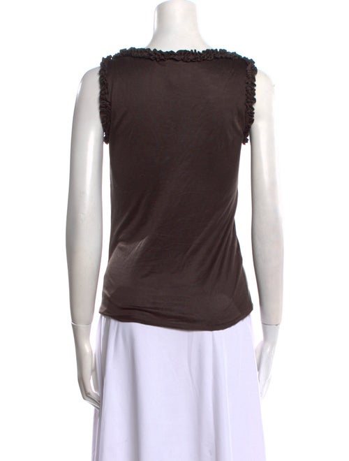 Fendi Scoop Neck Sleeveless Top