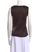 Fendi Scoop Neck Sleeveless Top