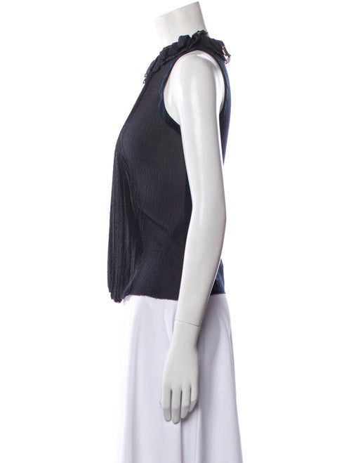 Fendi Silk Crew Neck Top