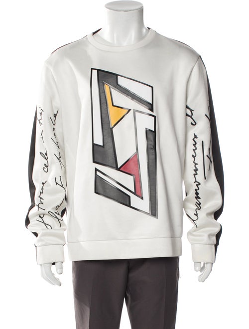 Fendi Graphic Print Crew Neck Sweatshirt