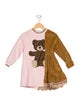Fendi Girls' Pink Bear Dress